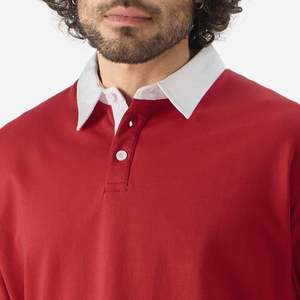 Polo de Lujo para Hombre, de Alta Calidad, con Estampado Moderno, Logotipo Bordado en Algodón, Tallas Grandes, Servicio OEM - Product Image 6