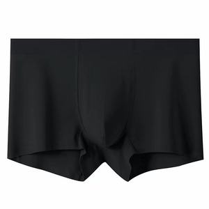 Ropa Interior Masculina Cómoda de Fibra de Bambú, Tanga Sexy con Encaje, Bolsa de Soporte, Transpirable, con Logotipo Clásico - Product Image 2