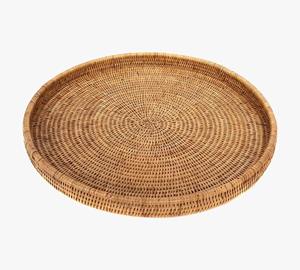 Bol à fruits en rotin tissé à la main, compatible lave-vaisselle et couleurs personnalisables, fabriqué avec soin par KRAFT WORLD - Product Image 1