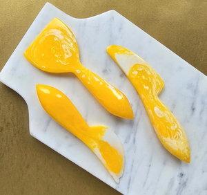 Luxury Resin <b>Cheese</b> Tools <b>Set</b> Customized Color Eco-Friendly Dishwasher Safe Durable FAIZA CRAFT Butter Cutter Fork Home - Product Image 4