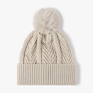 Best Selling 2025 New Fashion <b>Beanies</b> Customized Logo Waterproof Acrylic/<b>Wool</b> Knitted Ribbed Stylish Design Unisex Bulk Daily - Product Image 1
