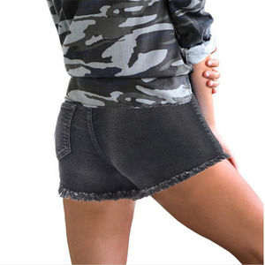 Shorts pour femmes, best-sellers, design OEM, shorts sur mesure pour femmes, en denim, style streetwear, en vente - Product Image 2