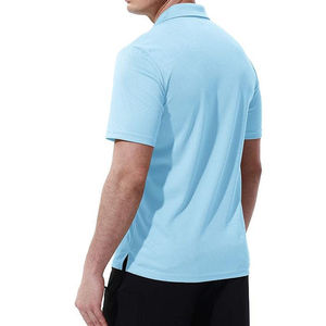 Camisas Polo Personalizadas para Hombre, Tela de Jersey de Poliéster y Algodón, 220 GSM, Secado Rápido, Transpirable, Manga Corta, Casual, para Trabajo, con Bolsillo - Product Image 4