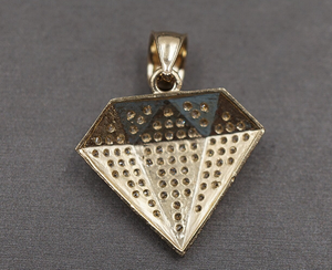 จี้เพชรเลี้ยงในห้องปฏิบัติการสไตล์วินเทจสำหรับผู้ชาย เงินแท้ 925 ประดับเพชรระยิบระยับ - Product Image 4