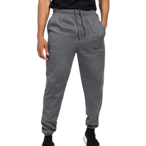 Pantalon de jogging empilé personnalisé à jambe large pour homme, en molleton bouclette, coupe droite évasée - Product Image 3