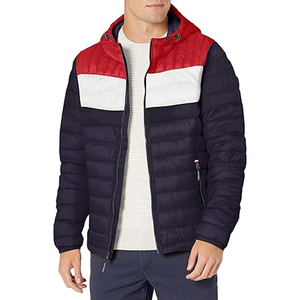 Nueva Chaqueta Acolchada de Nailon para Hombre North-Face Negra con Capucha, Estilo Urbano de Invierno, Cierre de Cremallera, Logotipo Frontal - Product Image 5