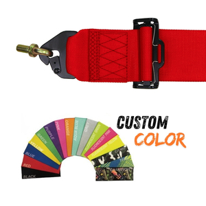 Arnés de Seguridad de Carreras TBRACING SF-501 de 5 Puntos, Rojo, de Poliéster, con Bloqueo de Seguridad, Certificado SFI 16.1, Certificado ISO9001:2015, Cinturón de Seguridad para Automóvil de 3 Pulgadas - Product Image 4