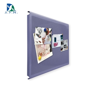 <b>Wall</b>-Mounted Purple Magnetic Peg Board for Office Supplies and Home Organization - Product Image 2