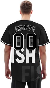 High Quality Men's <b>Baseball</b> & Softball Jersey with Custom Logo Short Sleeve Anti-Bacterial - Product Image 4