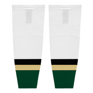 Chaussettes de hockey sur glace personnalisées avec nom de marque et couleur d'équipe, écologiques, respirantes, pour adultes (polyester/coton) - Product Image 1