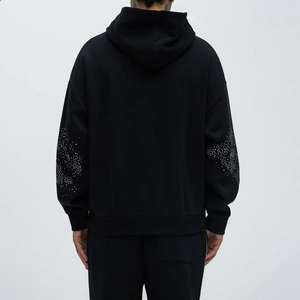 Chándal de hombre con pedrería, moderno 2026, de invierno, clásico, de color liso, con cintura elástica, de algodón suave, con cremallera completa, de alta calidad - Product Image 5