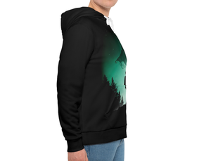 Sweat-shirts à capuche en tissu polaire polyester à motif uni imprimé par sublimation personnalisée pour hommes et femmes, teinture unie pour l'hiver - Product Image 6