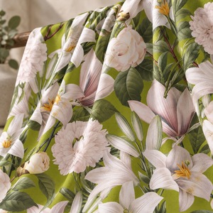 100% Polyester 100GSM Silk Crepe Printed <b>Fabric</b> Coastal Shell Flower Pattern Textile <b>Roll</b> for Garment Sewing Bedding Girls - Product Image 3