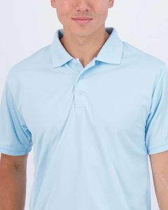 Polo de sport pour homme 100% polyester, séchage rapide, respirant, manches courtes, vêtement de sport - Product Image 2