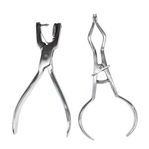 Kit de forceps dentaires professionnels en acier inoxydable certifié CE, pince à perforer, ensemble d'instruments dentaires de classe I - Product Image 2