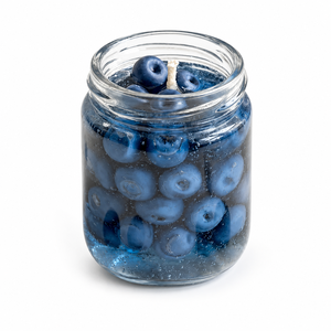 Blueberry <b>Gel</b> Wax Soy <b>Candle</b> Glass Jar | Eco-Friendly Airtight Modern Dessert Scented <b>Candle</b> Home Dcor Bedroom Living Room - Product Image 1