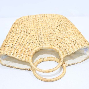 Sac fourre-tout tissé à la main avec fermeture éclair, sac de plage d'été unisexe tendance - Product Image 4