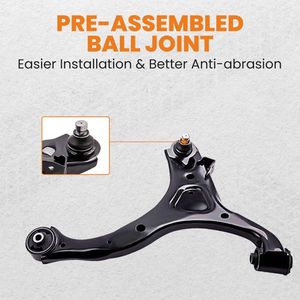 8 Pcs Front Lower Control Arms for Kia Sorento 2011 2013 Left & Right Model K621686 - Product Image 2