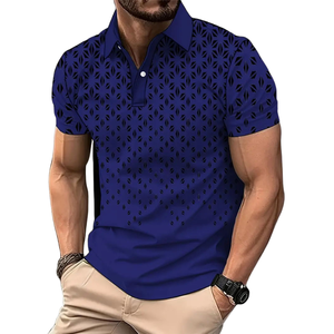 Chemises Homme Personnalisées Broderie Avant 100% Coton Motif Uni Tissu Tricoté Respirant Manches Courtes Boutonnées Décontractées Nouveauté 2026 - Product Image 6