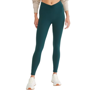 Women’s Activewear Manufacturer <b>Leggings</b> with Side <b>Pocket</b> Fitted Gym Sports Clothing Wholesale Custom Teal Green <b>Legging</b> - Product Image 1