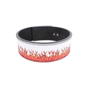Cinturón de Levantamiento de Pesas para Gimnasio, Unisex, de Piel de Oveja Resistente, Ajustable y Sostenible para Entrenamiento de Fuerza - Product Image 4
