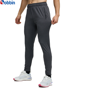 High Quality Men's Straight Jogger Pants Elastic Waist 100% Cotton Fleece Lining Quick Dry Outdoor Workout Gym Running Sport - Product Image 1
