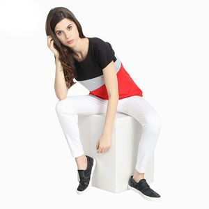 Camisetas de Moda para Mujer al por Mayor de Alta Calidad 2026, Camisetas de Manga Corta con Cuello Redondo para Mujer - Product Image 6