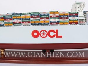 GIA NHIEN CO. LTD Vietnam OOCL GERMANY Handmade Wooden Model Ship Maritime Decoration TK2017P - Product Image 2
