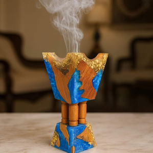 2026 New Home Decoration Middle East Ramadan Resin Mabkhara Incense Burner <b>Eid</b> Bakhoor Censer Arabic Festival - Product Image 6