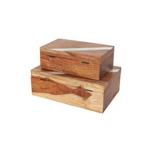 Rustic Wooden Engraving With Metal Storage <b>Box</b> For Jewelry <b>Keepsakes</b> & Vanity Storage Hand Carved Wooden <b>Box</b> For Wedding Gifting - Product Image 1