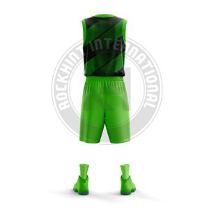 Ensemble d'uniformes de basketball de niveau club en tissu polyester, durable, léger et confortable, conçu pour les entraînements et les matchs des joueurs - Product Image 2