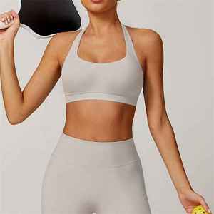 สปอร์ตบราแบบใหม่ แห้งเร็ว เรียบง่าย สำหรับผู้หญิง ให้การซัพพอร์ตสูง ควบคุมเหงื่อได้ดี เหมาะสำหรับการออกกำลังกายหนัก และฟิตเนส - Product Image 4