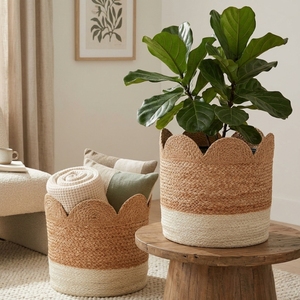 Premium Sea Grass <b>Basket</b> from Bangladesh Manufcturer Handmade Woven Home Storage Kitchen Eco Friendly Sustainable Natural <b>Basket</b> - Product Image 6