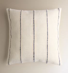 ปลอกหมอนลายทางสีแดงเย็นสบาย, ปลอกหมอนอิงตกแต่งทรงสี่เหลี่ยมผ้าฝ้ายลินินสีน้ำเงินเหลืองไวน์แดง - Product Image 3