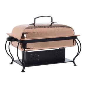 Chauffe-plat professionnel en acier inoxydable à gaz haute capacité avec couvercle roulant pour hôtels et restaurants - Product Image 3