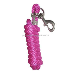 Premium Manufacturer Equestrian Supplier Horse <b>Lead</b> <b>Rope</b> Customized Color Riding Racing Knitted Nylon Polyester <b>Lead</b> <b>Rope</b> - Product Image 5