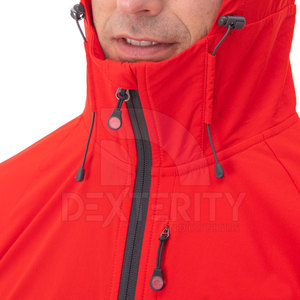 Chaqueta Softshell con Capucha de Último Diseño para Hombre, Ligera, Impermeable, Cortavientos, Invernal, Moderna y Cómoda - Product Image 4