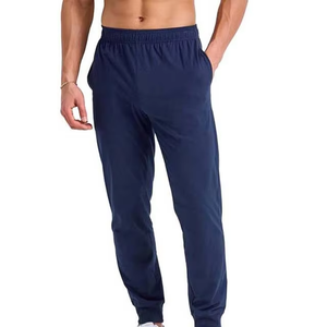 Pantalon de jogging large en toile pour homme, décontracté, taille mi-haute, pour le sport et le fitness - Product Image 1