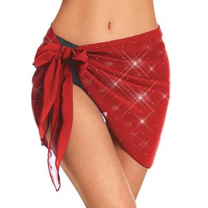 <b>Women</b> Cover Ups Beach Swimsuit <b>Sarongs</b> Semi-Sheer Coverups for Bathing Suits Skirt Chiffon - Product Image 3