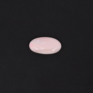 อาเกตลูกไม้สีชมพูธรรมชาติ รูปทรงวงรี 21x11 มม. 8 กะรัต - Product Image 4