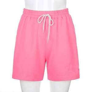 ชุดออกกำลังกายผู้หญิงแบบกำหนดเอง เสื้อสเวตเชิ้ตผ้าฝ้ายออร์แกนิกขนาดใหญ่พิเศษและกางเกงขาสั้นพร้อมฮู้ดคอกลมลำลองสำหรับฤดูใบไม้ผลิ - Product Image 4