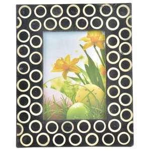 Luxury Handcrafted Bone Inlay <b>Photo</b> <b>Frame</b> for Home and Office Decor <b>with</b> Floral Pattern Wood Base for Tabletop Display & Gifting - Product Image 6