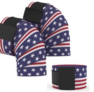 Genouillères de musculation unisexes de 78 pouces avec logo personnalisé, vente en gros de genouillères respirantes et résistantes pour l'entraînement en force - Product Image 4