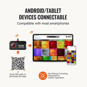 Telecamera Termica Android con Risoluzione IR 256 X 192, Scanner Termico a Infrarossi, Frequenza di Aggiornamento 25Hz - Product Image 3