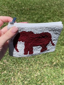 Latest Design Hand Pouch Beaded Embroidered Seed <b>Bead</b> Handmade Coin Purse with Customized Color for Women and Girl - Product Image 1