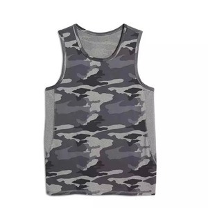 Men Tank <b>Top</b> for Online Sale Latest Arrival Fitness Clothing High Quality <b>Camo</b> Style Men Tank <b>Top</b> - Product Image 4