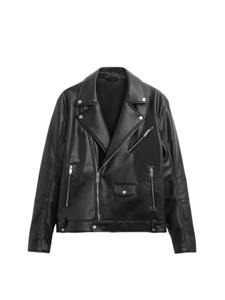 Veste de moto pour homme de haute qualité, personnalisée, en cuir synthétique, respirante, coupe ajustée, imperméable et coupe-vent - Product Image 3