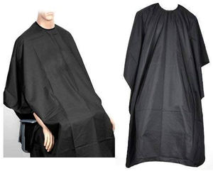 Tablier de coiffure jetable en PE pour salon, coloris violet, blanc, orange, bleu, économique, pour coloration et coupe de cheveux, diverses options de poids, matériau et origine - Product Image 1