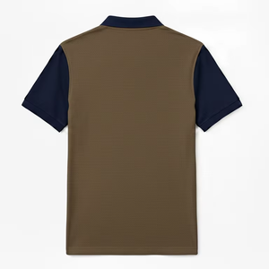 Camisas de Punto a Rayas de Alta Calidad con Bolsillos, Transpirables, Antiarrugas, de Secado Rápido, Casuales, de Manga Corta, con Cuello Alto, para Hombre - Product Image 6