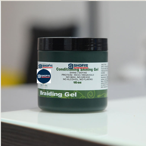 Gel Coiffant Professionnel 16oz à Tenue Forte pour Tresses, Gel Capillaire Conditionnant et Brillant à Longue Durée pour le Contrôle des Bords - Product Image 4